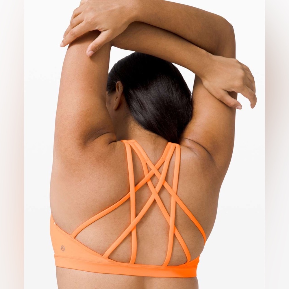 Lululemon Free To Be Serene Bra *Light Support, C/D Cup Highlight Orange 6 Lulu